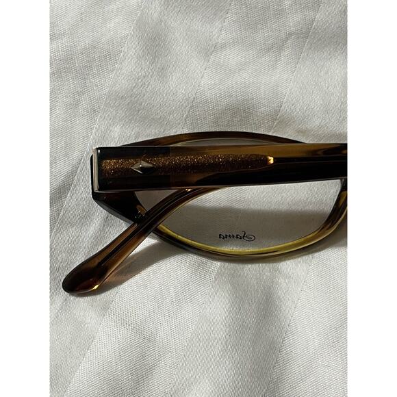 NEW Sama Mia HNY/PNK 50-17-143 Mocha Brown Full Rim Eyeglasses Frame - Picture 3 of 8